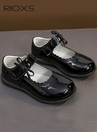 Girls Mary Jane Flats, Leather Shoes For Toddler Girls, Flats Dress Shoes For Kid Girls, Cute Princess Shoes With Bow Stitched Decoration, Wedding Party Communion Shoes For Little Girls Big Girls, School Shoes Uniform Shoes, Black Classic Flats - pzsku/Z64F05C62EC8919E1FA45Z/45/1745721945/83dde2f1-8897-4427-a039-ea5b4531653d