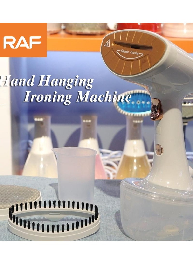 آر إيه أف مكواة بخار الملابس، بخار يدوي عالي الطاقة بقدرة 1600 واط، تسخين سريع خلال 30 ثانية، 300 مل، مزيل تجاعيد محمول للمنزل والسفر - Image 3