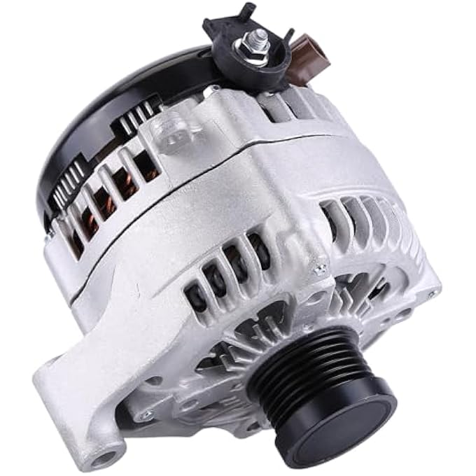Slakerbe Alternator 104210-6400, 210A 12V CW 6-Groove Pulley Alternator Compatible with 228i xDrive 428i Gran Coupe 2015-2016 320i 2013-2018 528i 2012-2016 2.0L - Image 3