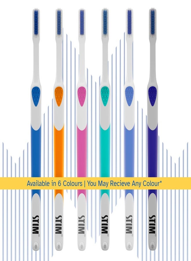 STIM Ortho MB Toothbrush Combo for Braces Care | Supersoft Bristles for Orthodontic Cleaning | Includes Wax Strip for Braces Irritation Relief - Image 4