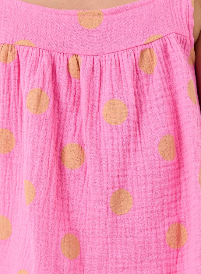 Styli Printed Strappy Top and Pants Set - Image 4