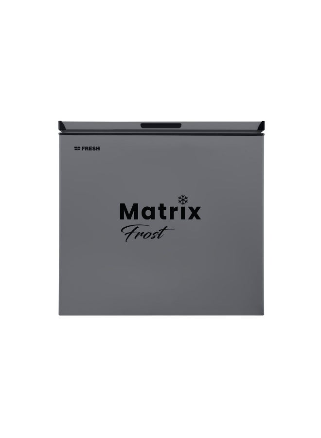 Fresh Matrix Chest Freezer - 200 Liters, Grey | FDF-270 - 500018324