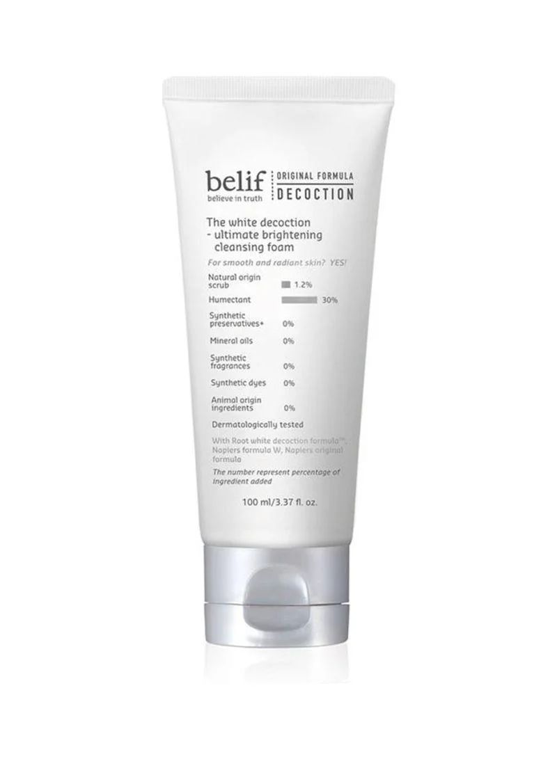 THE FACE SHOP belif The white decoction ultimate brightening foam 100