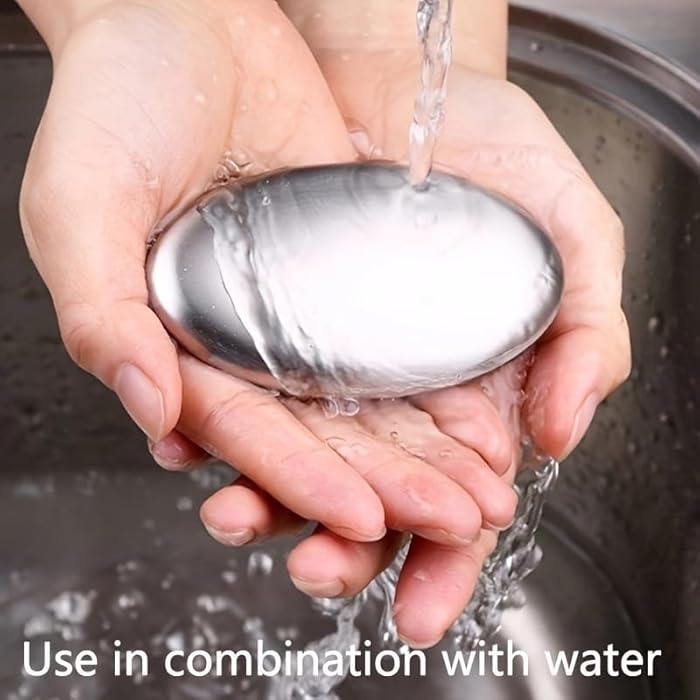 Stainless Magic Soap: Onion, Garlic & Fish Scent Solution with Long-Lasting Effectiveness in Your Kitchen - Generic - Image 4