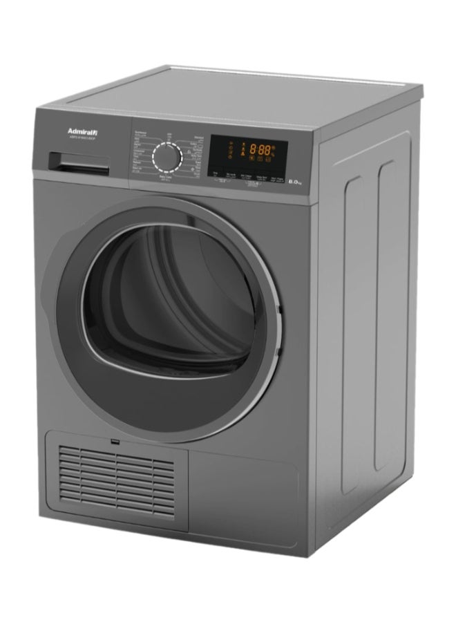 Admiral 8 kg Front Load Condenser Dryer – 15 Drying Programs, 650W Energy-Efficient Motor, Anti-Crease Function, Titanium Finish, Adjustable Dry Levels, Low Noise Operation, Easy-Clean Filter 8 kg ADFD810GCUSCP Grey - Image 5