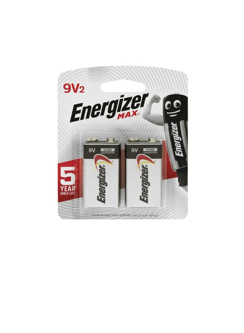إنرجايزر بطاريات قلوية إنرجايزر 9 فولت سكوير ماكس 522 BP2.5 - Image 1