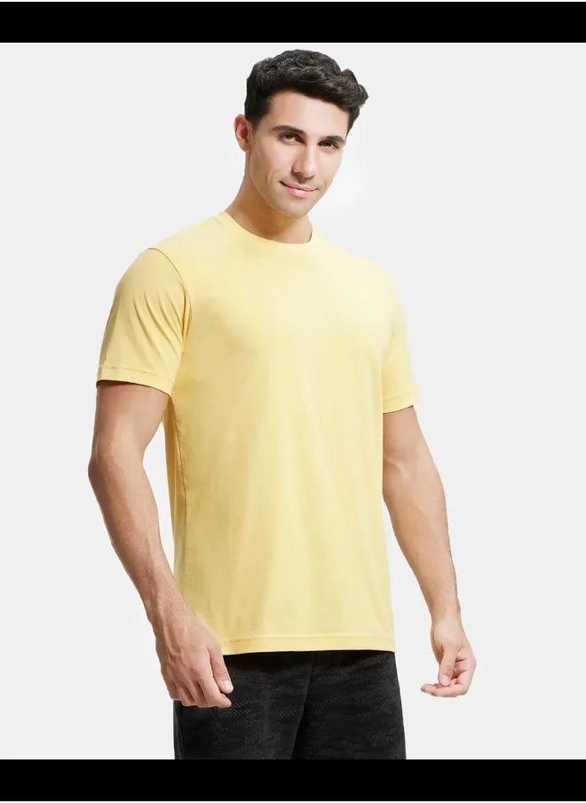 JOCKEY Jockey 2714 Men's Super Combed Cotton Rich Solid Round Neck Half Sleeve T-Shirt
