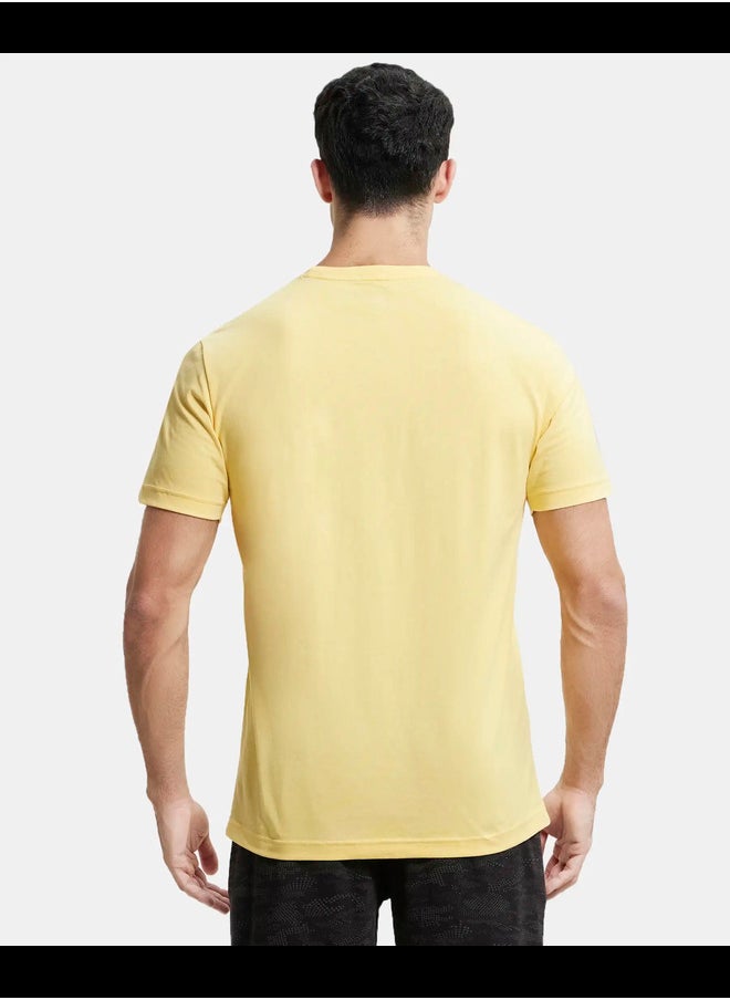JOCKEY - Jockey 2714 Men's Super Combed Cotton Rich Solid Round Neck Half Sleeve T-Shirt - Image 1