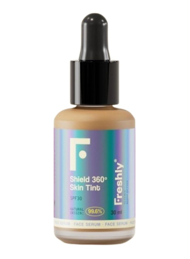 فريشلي شيلد 360º سكين تينت SPF30 لون وحماية من الشمس متوسط ​​داكن 30 مل - Image 1
