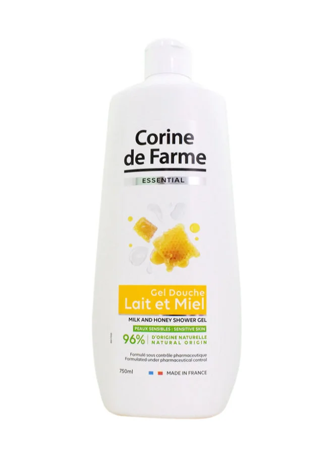 كورين دي فارم CDF Milk and Honey Shower Gel Essential 750 ML