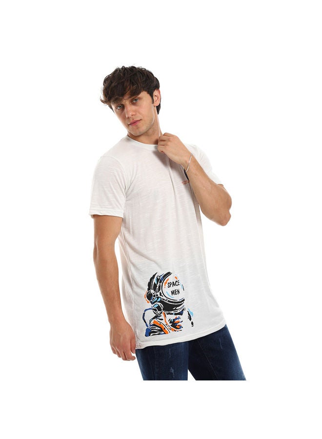 Andora "Space Men" Slip On Tee-Off-White - Image 5