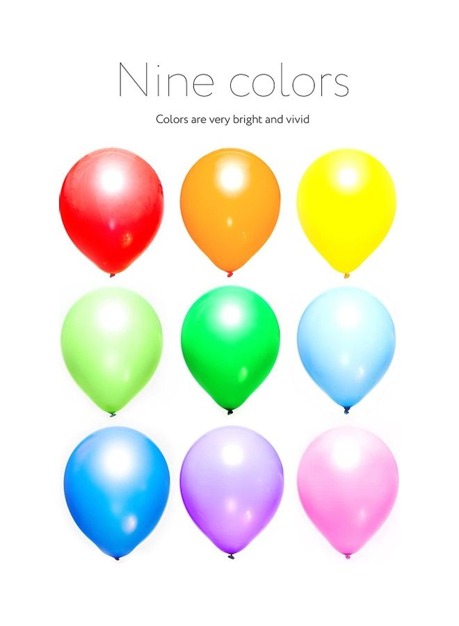 نيبمينينت مجموعة بالونات قوس قزح من 100 قطعة - Image 1