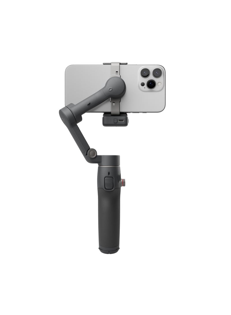 دي جي آي Osmo Mobile 7P Gimbal Stabilizer for iPhone & Android, 3-Axis Stabilization, Native Tracking, Lighting, Quick Launch, One-Tap Edit, Built-in Extension Rod & Tripod, 10-Hour Battery Life, Phone Charging Black - Image 5