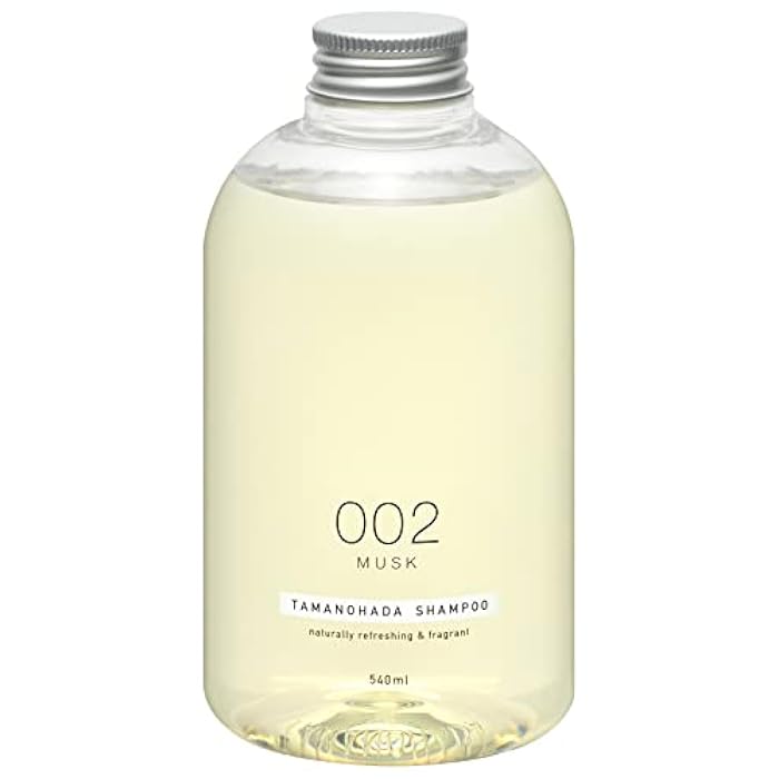 TAMANOHADA شامبو تامانوهادا منعش وعطري بشكل طبيعي، رقم 002 مسك، 18.25 أونصة سائلة - Image 1