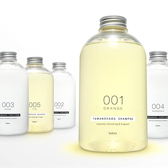 TAMANOHADA شامبو تامانوهادا منعش وعطري بشكل طبيعي، رقم 002 مسك، 18.25 أونصة سائلة - Image 3