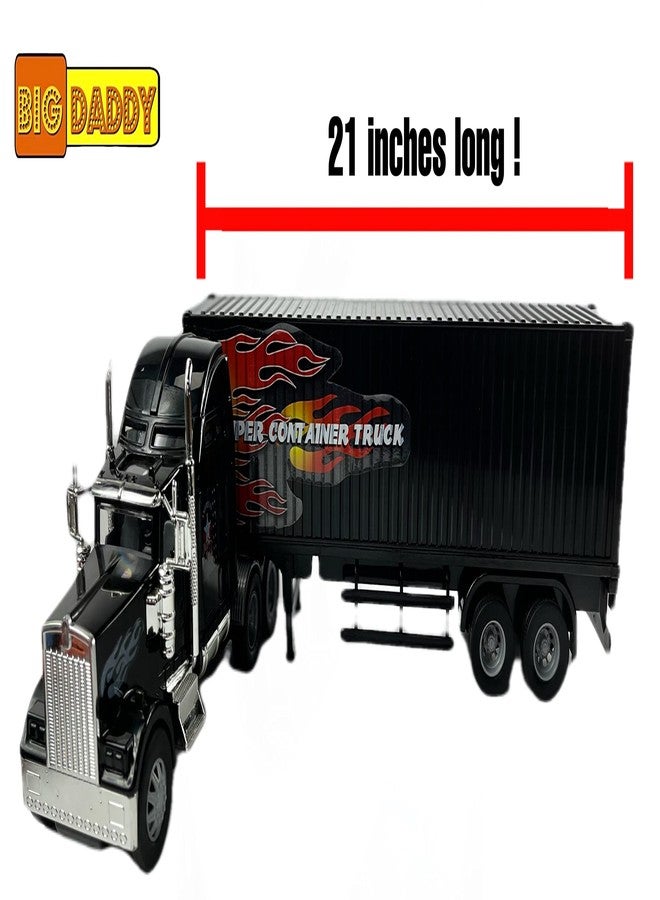 Big Daddy Heavy Duty Tractor Trailer Cargo Transporter with Cargo Hold - Image 3