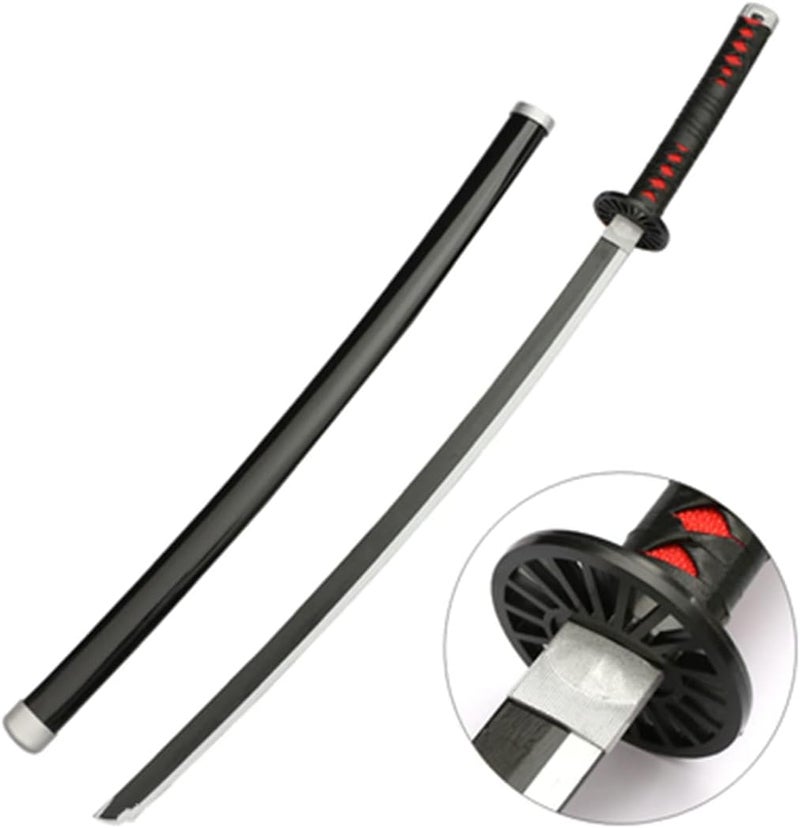 damdos Halloween Prop Weapon for Demon of Slayer Cosplay Sword PU Foam 31.5inch Tomioka Giyuu Kamado Tanjirou Swords Xmas Birthday Gifts (Satoman Tanjiro) - Image 3
