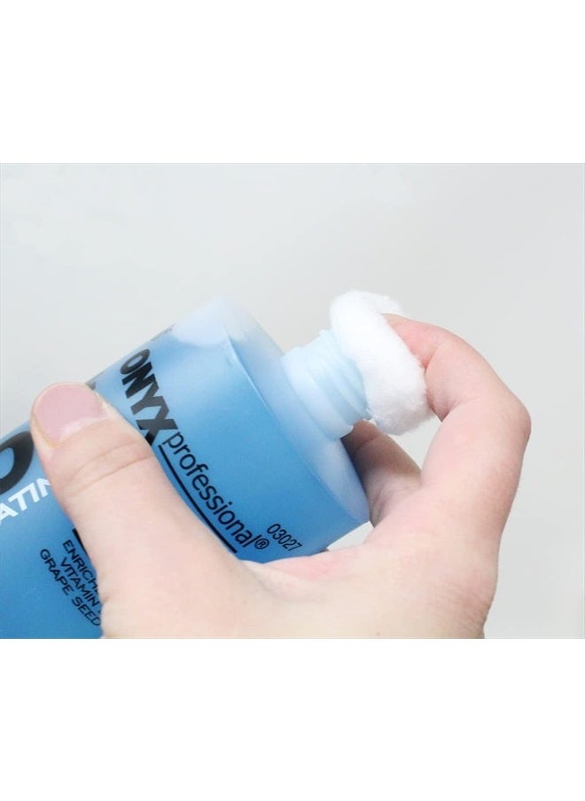Onyx Professional - Coconut Scented Nail Polish Remover with Nail File, 16 oz, Maximum Strength Soak Off Gel Polish Remover, Vitamin E & Grape Seed Oil Enriched Nourishing Formula - Image 1