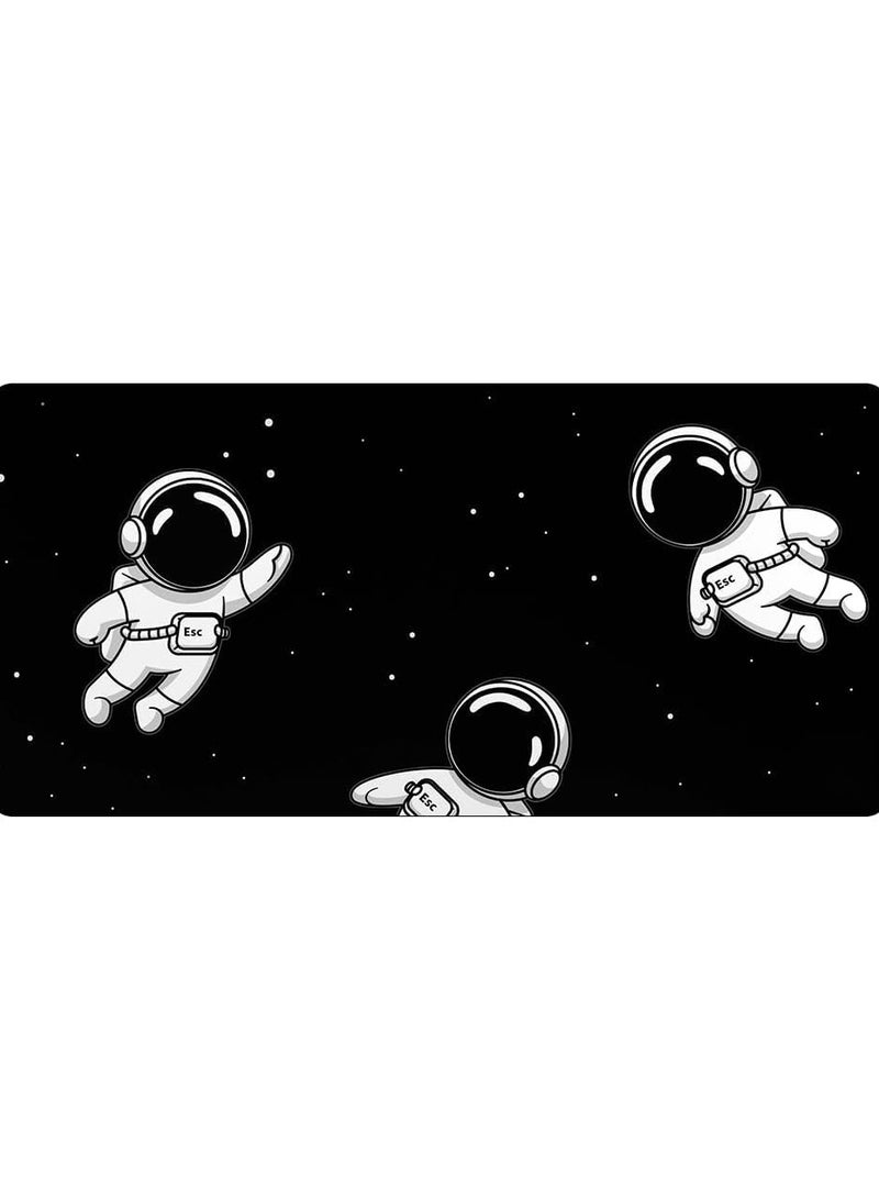 erorex Gaming Mouse Pad, 39.4 19.7 inch E tra Large Mouse Pad, Large Mouse Pad for Desk, Full Desk Space Style and Mousepad Non-Slip Rubber Base Big Keyboard Mat with Stitched Edges for Gaming - Image 1