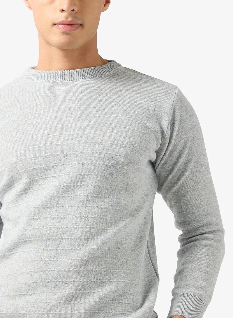Robert Wood  Casual Crew Neck Pullover Sweater for Men | Best Price UAE