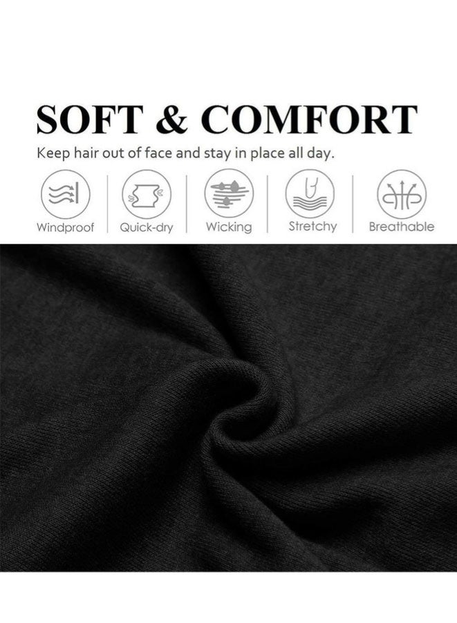 8 Pieces Elastic Sports Turbans, Non Slip Sweat Headbands for Sports Workout