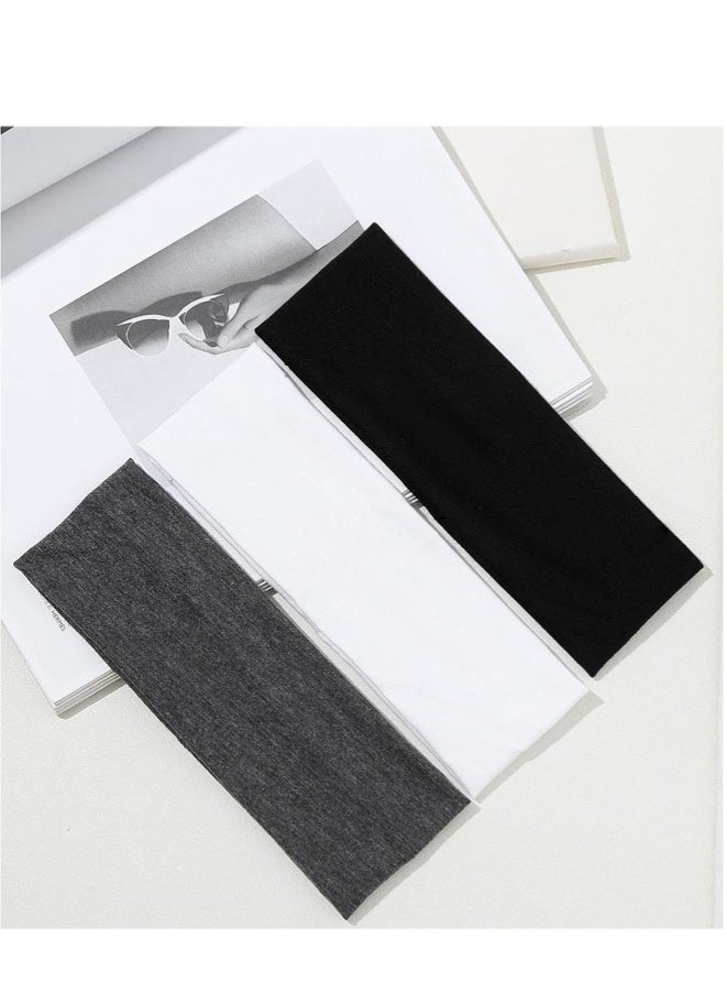FASHION MANIA 8 Pieces Elastic Sports Turbans, Non Slip Sweat Headbands for Sports Workout - Image 3