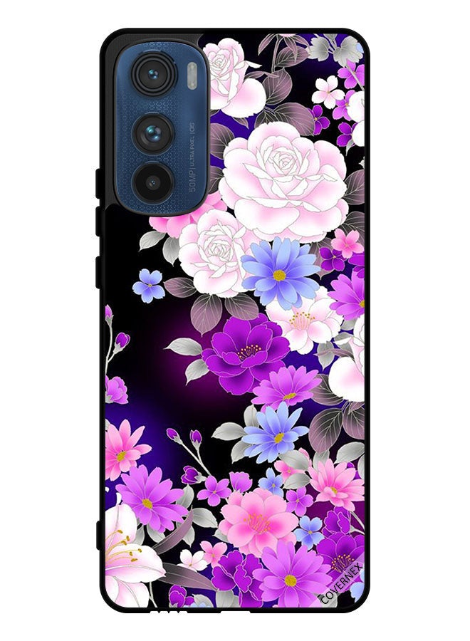 Covernex Protective Case Cover For Motorola Edge 30 Mix Flowers - Image 1