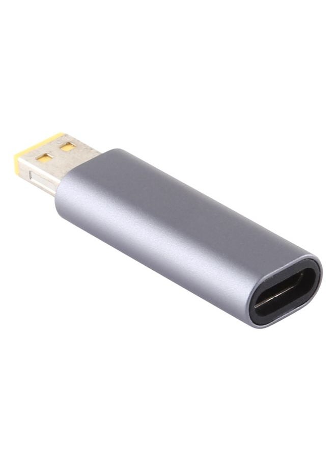 BURAQ PD 12V Small Square (Second Generation) Male Adapter Connector for Lenovo(Silver Grey)  - Image 3