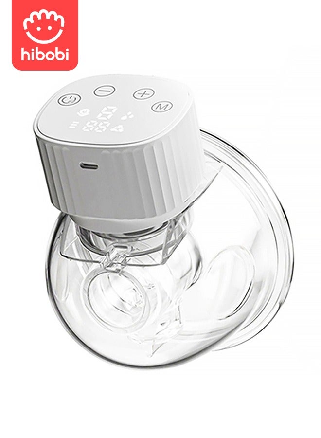 hibobi Hands Free Wearable Electric Breast Pump Breast Milk Collector - Image 1
