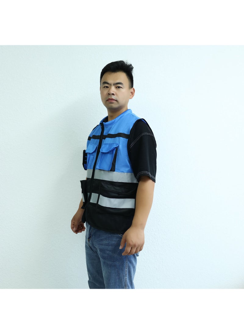 Generic Hi-Vis Reflective Cycling Safety Vest Red and black spell XL175 - Image 3