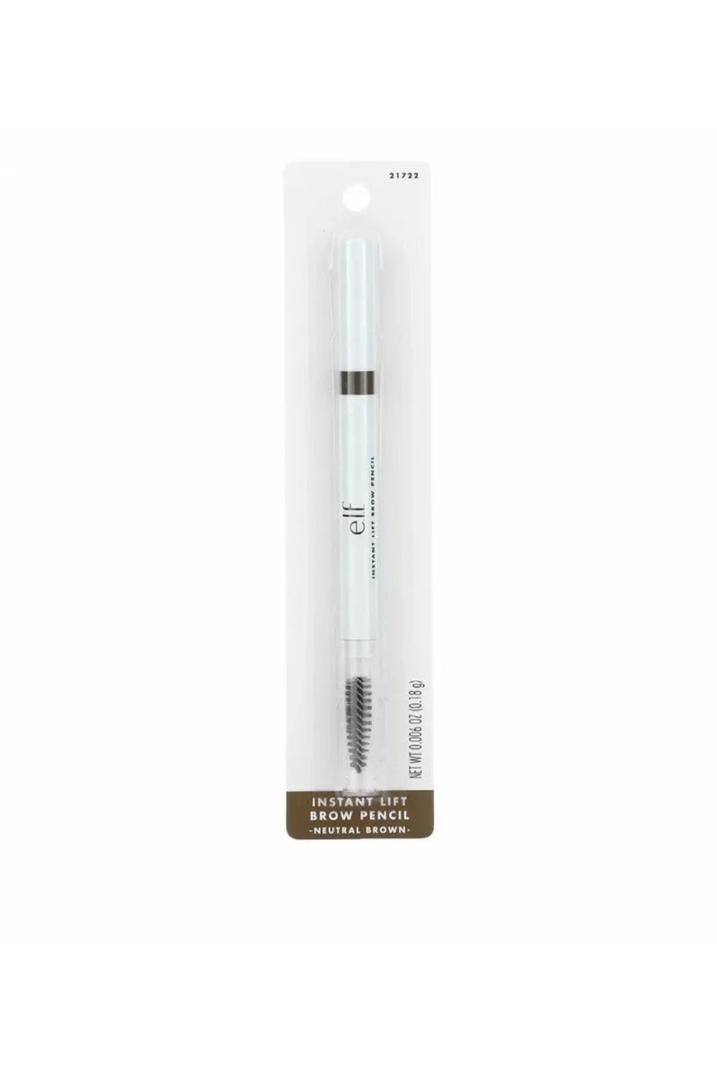 elf e.l.f. Essential Instant Lift Brow Pencil, Neutral Brown 0.18g