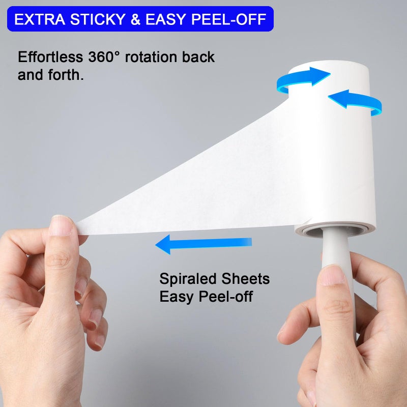 BAILALIBO Lint Rollers for Pet Hair Extra Sticky, 660 Sheets Mega Value Set with 3 Handles 6 Refills, Lint Remover for Clothes, Furniture, Dog, Cat, Carpet - Image 4