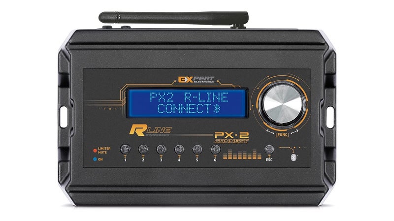 EXPERT PX2R Double Limiter DSP BT Aluminum Bluetooth Input EQ with 28 Band Spaced 1/4 Octave Apart Parametric EQ with Independent Band per Channel, 6 Independent Outputs - Image 1
