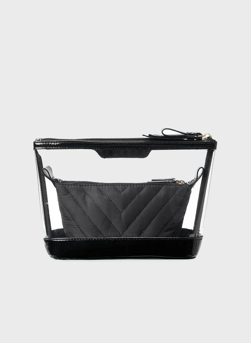 Victoria's Secret Black Nested Duo Case