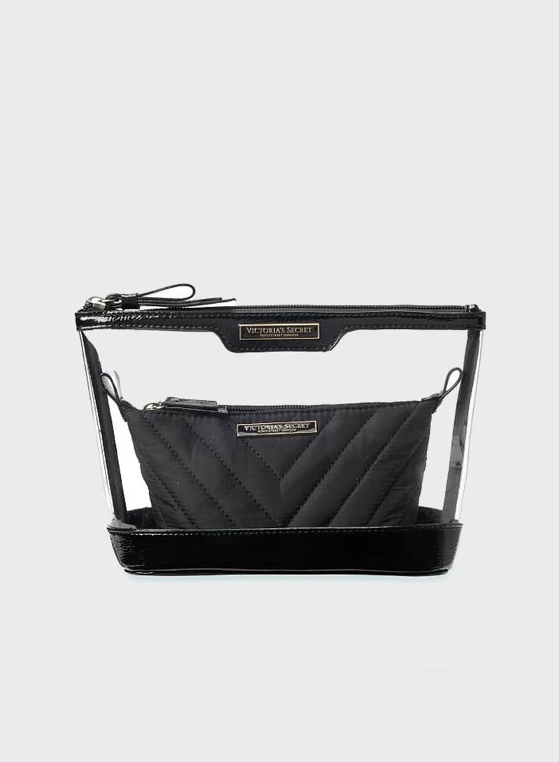 Victoria's Secret Black Nested Duo Case