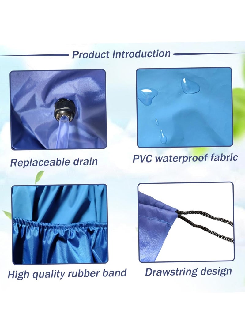 Laravel Air Conditioner Cleaning Cover Dust Washing Bag for large size 2P-3P Wall Mounted AC Service with pipe  - Image 2