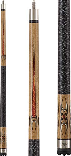 Viper by GLD Products Sinister 58" 2-Piece Billiard/Pool Cue, Natural Ash with Amber/Black Points, 19 Ounce,50-1252-19 - Image 1
