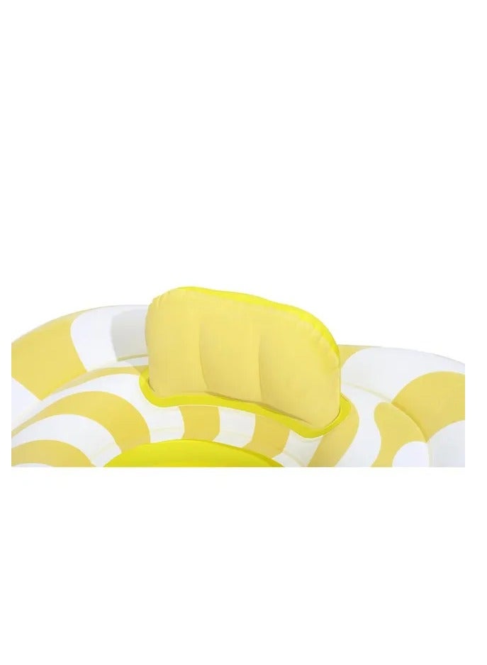 Bestway Swimsafe Inflatable Baby Pool Float - Wavy Square - Image 5