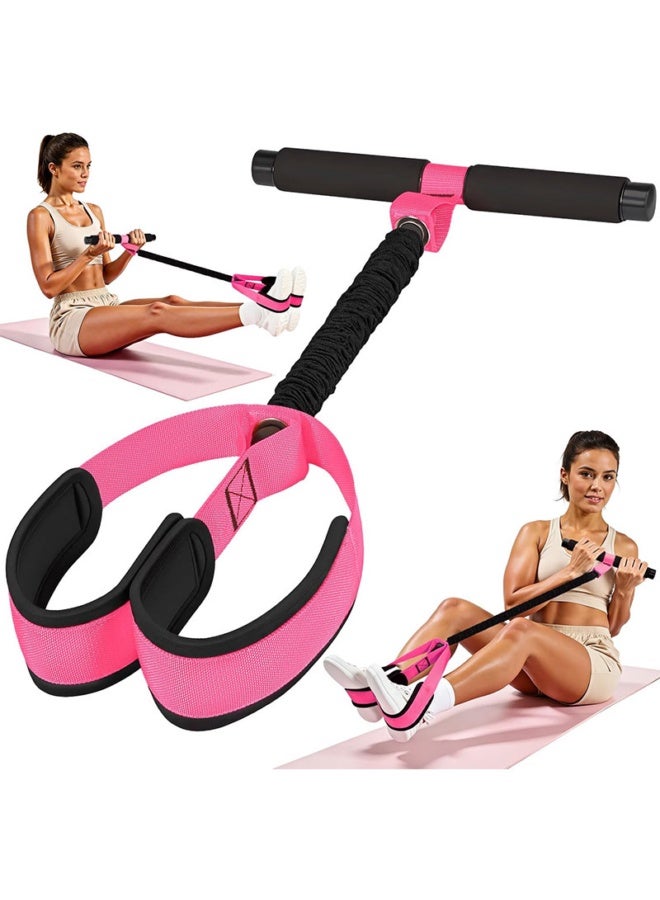 75LB Multifunctional Foot Pedal Resistance Band for Sit-ups, Abdominal Shaping Home Fitness