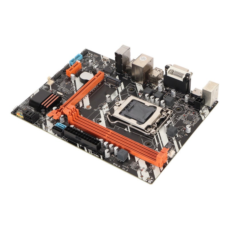 فوكس كون اللوحة الأم LGA1155 M ATX ذاكرة DDR3 دعم SSD فائق السرعة M.2 - مخرج DVI VGA HD للألعاب والعمل المكتبي - Image 1
