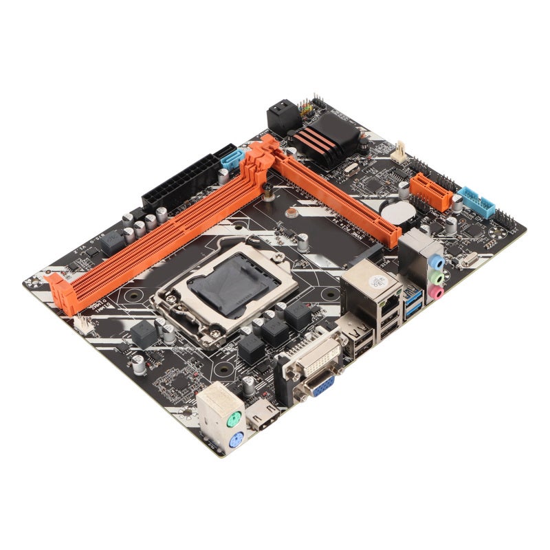 فوكس كون اللوحة الأم LGA1155 M ATX ذاكرة DDR3 دعم SSD فائق السرعة M.2 - مخرج DVI VGA HD للألعاب والعمل المكتبي - Image 3