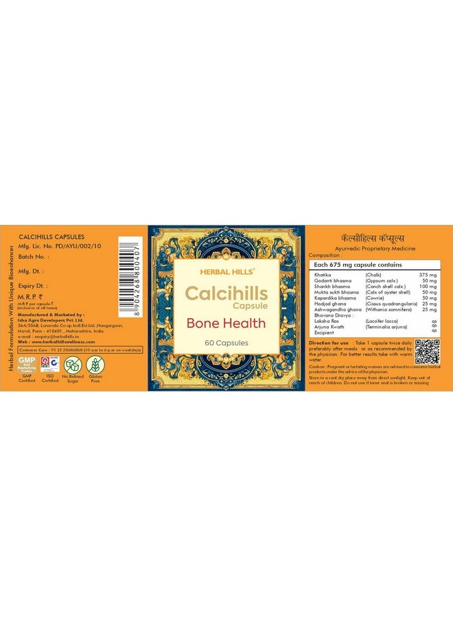 Herbal Hills Calcihills Bone Health (60 Capsule (Pack of 1)) - Image 4