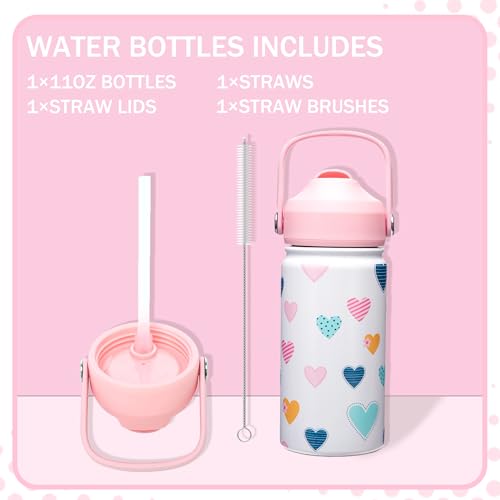 Oruiji Kids Bento Lunch Box with 6 Compartments Girls Lunch Box with Lunch Bag,Stainless Steel Water Bottle,Ice Pack & Utensils Set,Birthday Gifts for Ages 3-12 Back to School Toddler Girls - Image 5