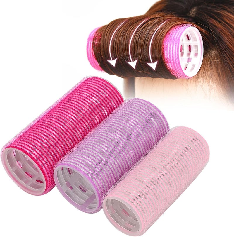 Hair Roller 3Pcs SelfAdhesive Hair Hair Rollers Hair Holding Styling CurlersHairdressing For Rollers Tool