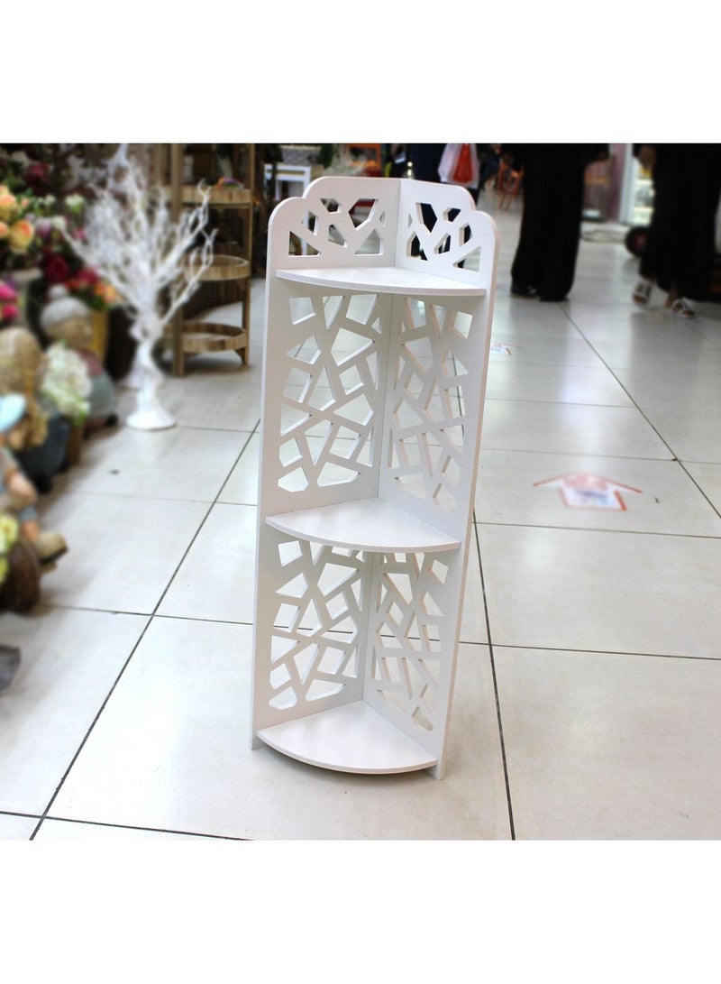 LINGWEI Bathroom Storage Corner Shelf Cabinet Towel Holder Hallway Bedroom and  Kitchen Side Stand - Image 2