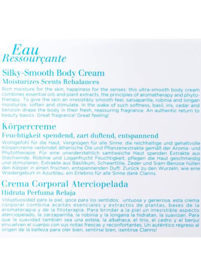 CLARINS Eau Ressourcante Silky Smooth Body Cream White - Image 5