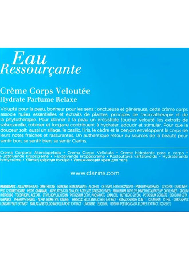 CLARINS Eau Ressourcante Silky Smooth Body Cream White - Image 4