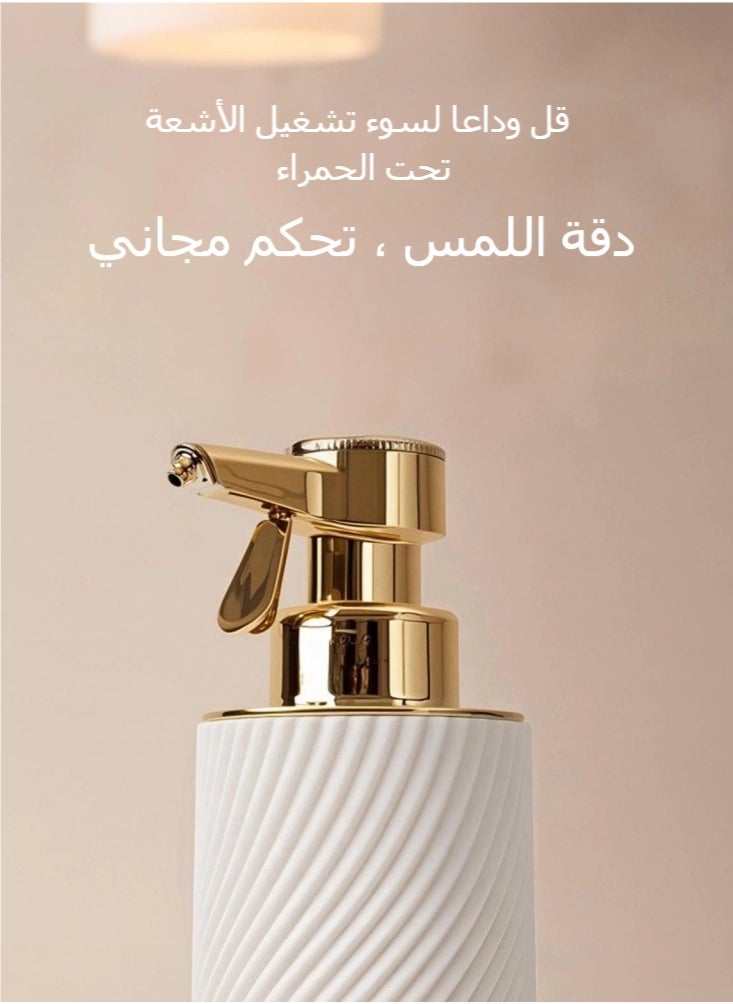 GTRY - Automatic Foam Soap Dispenser - Bathroom/Kitchen Soap Dispenser with Adjustable Foaming System Countertop Soap Dispenser - Image 1