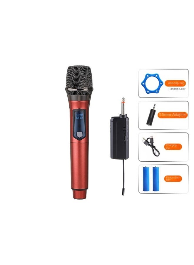 Live Wireless Microphone Home Karaoke One-drag-two Outdoor Sound System Tv Singing Conference Stage Sound Card Microphone - Image 1