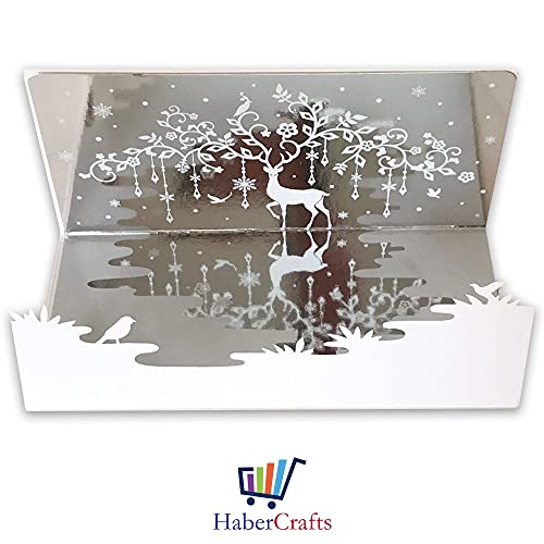 Habercrafts Gold Mirror Card A4 Gold Card Metallic Mirror Board Thick 250gsm Card Shiny Golden Sheets Mirror Foil Activity Craft Cardstock Reflective Shimmer Mirror Finish (Gold - 10 Sheets) - Image 4
